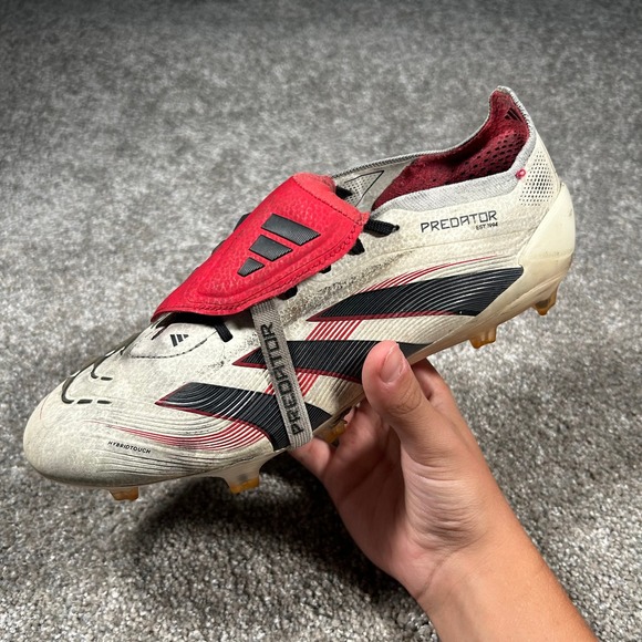 adidas Other - Adidas Predator Elite FT FG Soccer Cleats White Red Black ID8968 Mens 8.5